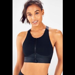 Fabletics Ella High-Impact Zip Front Sports Bra